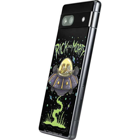 Adult Swim Rick and Morty Spaceship Google Pixel 7a Skin